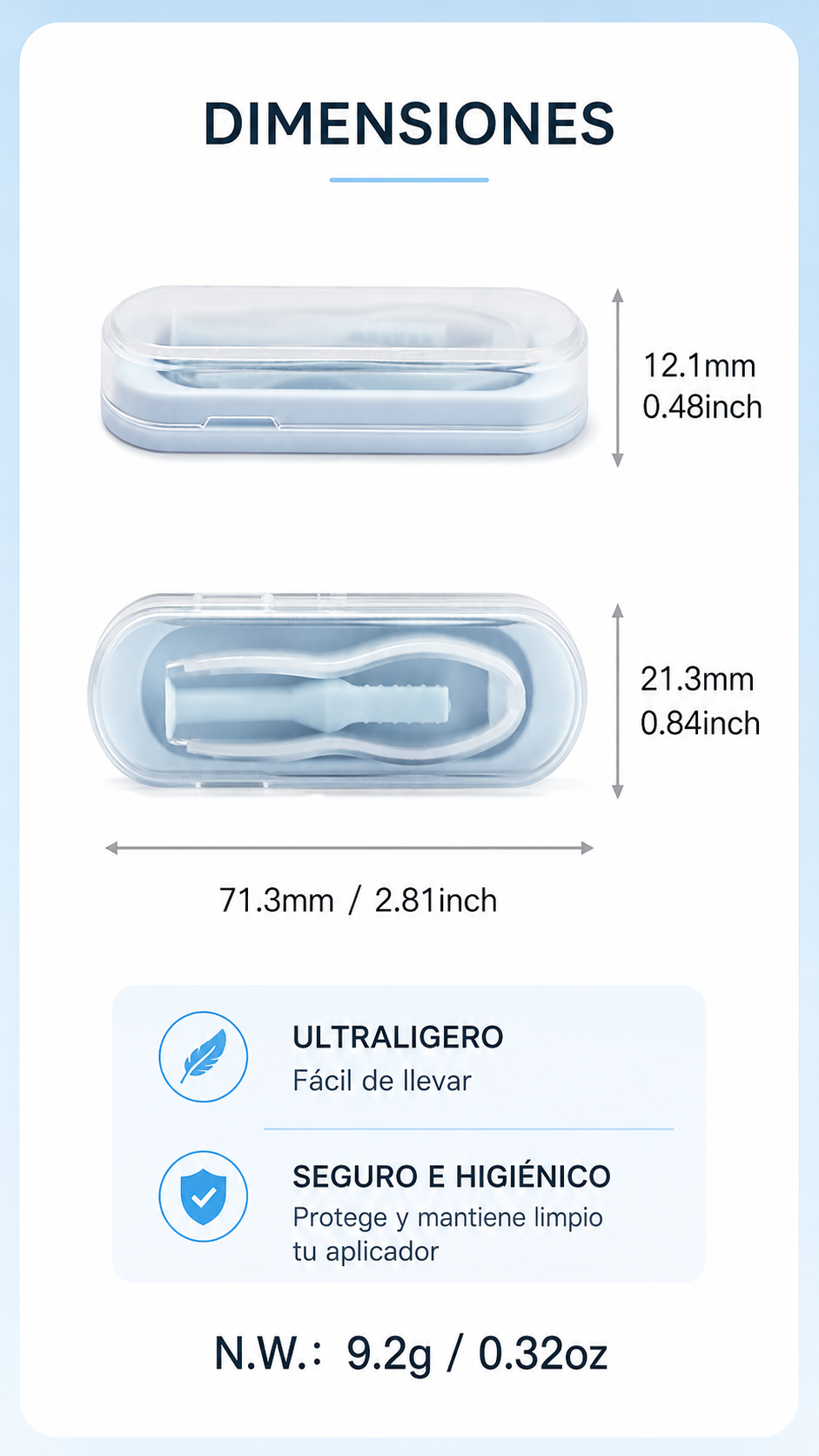 Aplicador De lentes
